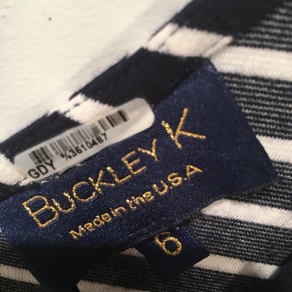 Striped Buckley K Tank Dress Nautical Pattern - Picture 6 of 7